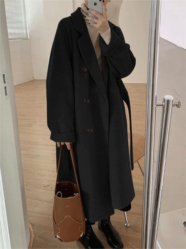 Rivoli | Women's Classic Belted Camel Wool Coat