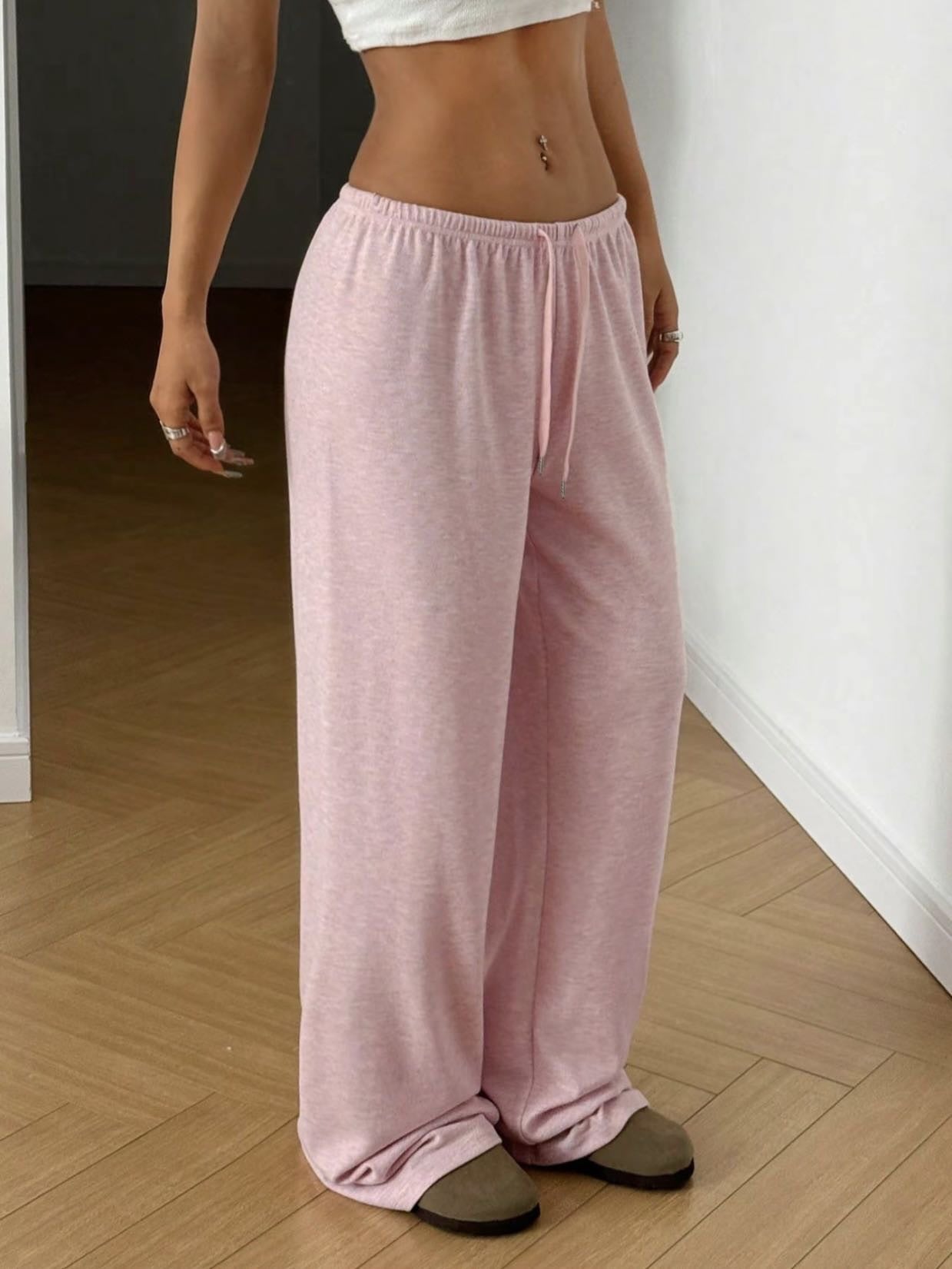 Ava | Women's Fleece Wide-Leg Sweatpants with Elastic Waist for Pilates