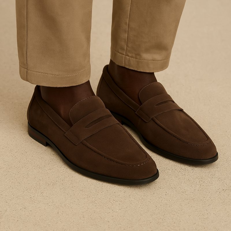 Hadley | Men's Suede Slip-On Loafers Smart Casual Flat