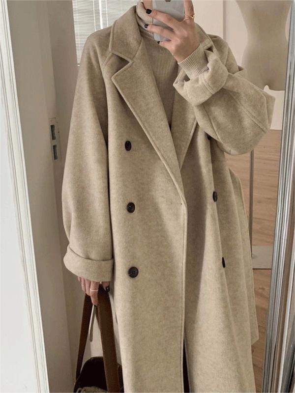 Rivoli | Women's Classic Belted Camel Wool Coat