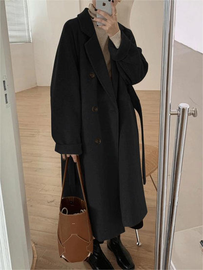 Rivoli | Women's Classic Belted Camel Wool Coat
