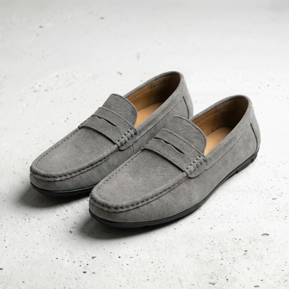 Florence | Women's Leather Penny Loafers Slip-On for Conference
