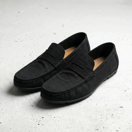 Florence | Women's Leather Penny Loafers Slip-On for Conference