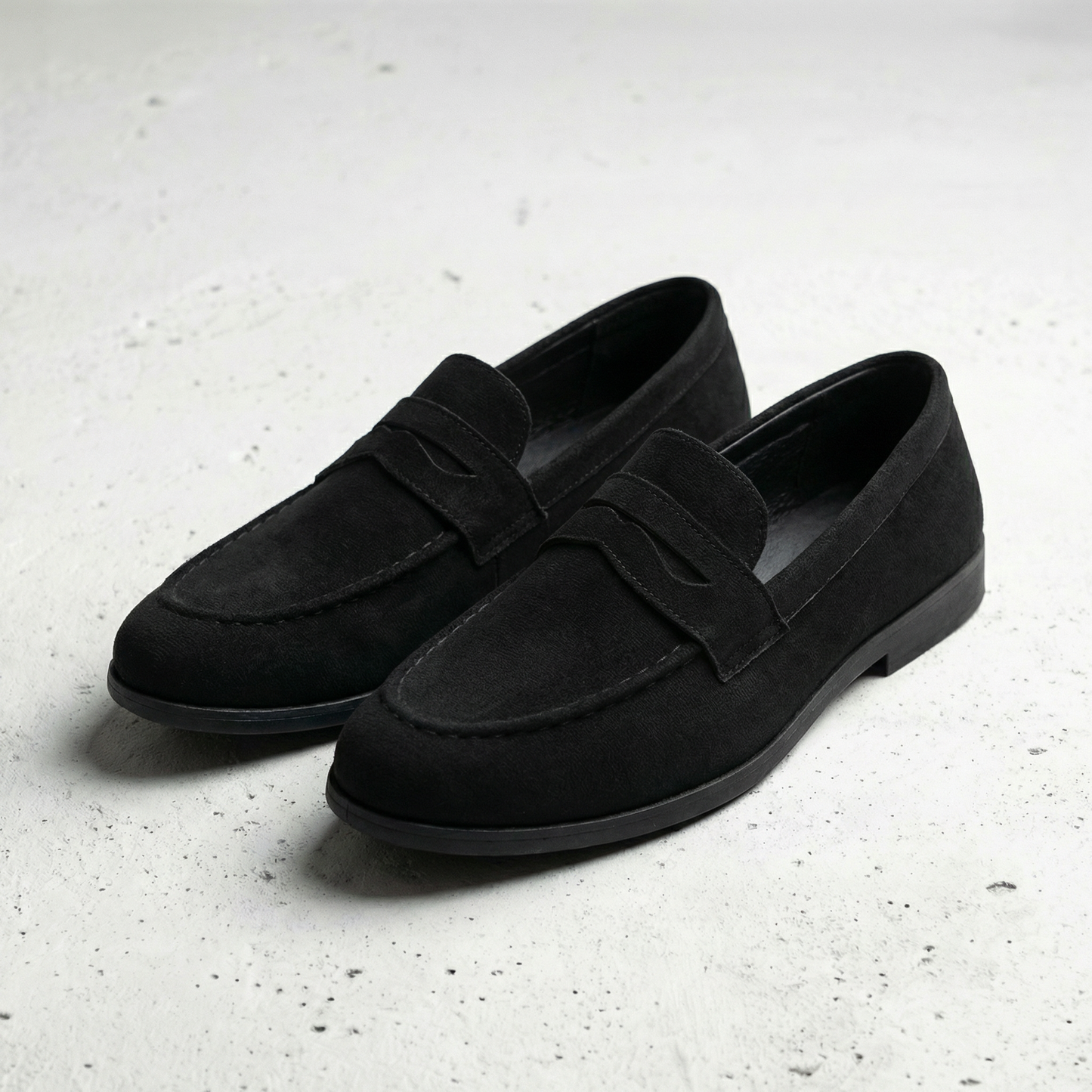 Lorence | Women's Suede Penny Loafers with Snaffle Bit for Date Night