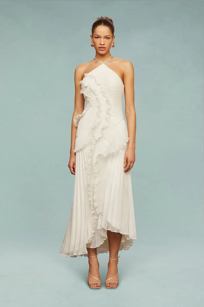 Emma Ruffle Maxi Kjole