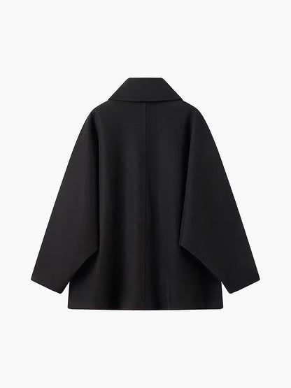 Nadege | Women's Wool Oversized Camel Coat with Button for Homecoming