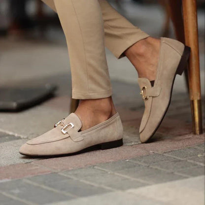 Benedict | Men's Suede Loafers Horsebit Slip-On Classic