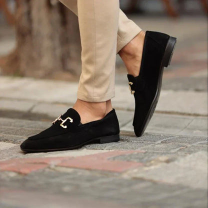 Benedict | Men's Suede Loafers Horsebit Slip-On Classic