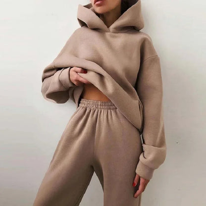 Kvinders afslappede to-dels loungewear sæt