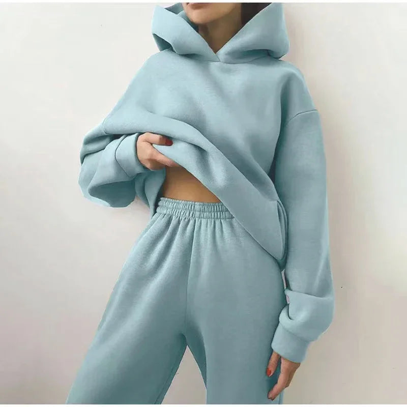 Kvinders afslappede to-dels loungewear sæt