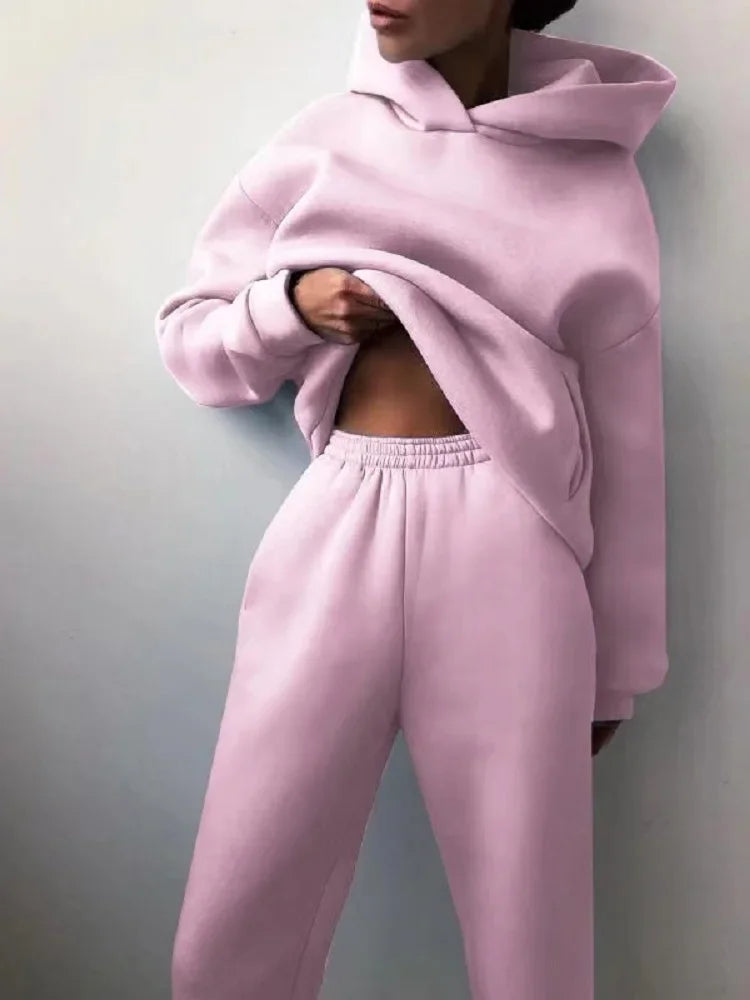 Kvinders afslappede to-dels loungewear sæt