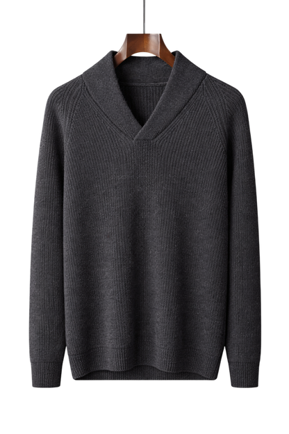 Elliot | Men's V-Neck Knit Sweater Classic Layering
