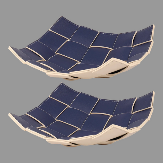 Elegant Læderopbevaringsbakke | Praktisk Organizer
