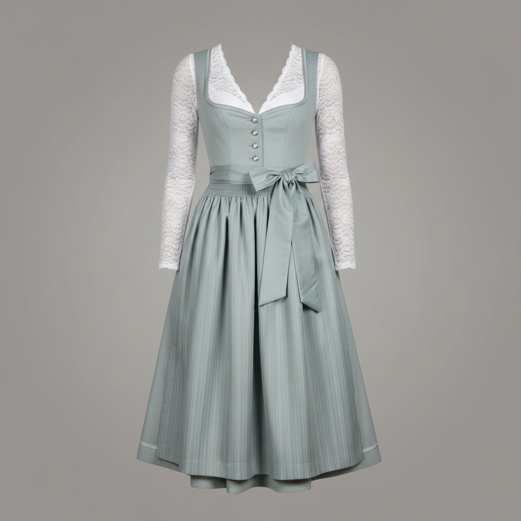 Elegant Dirndl Kjole | Oktoberfest Kostume til Kvinder