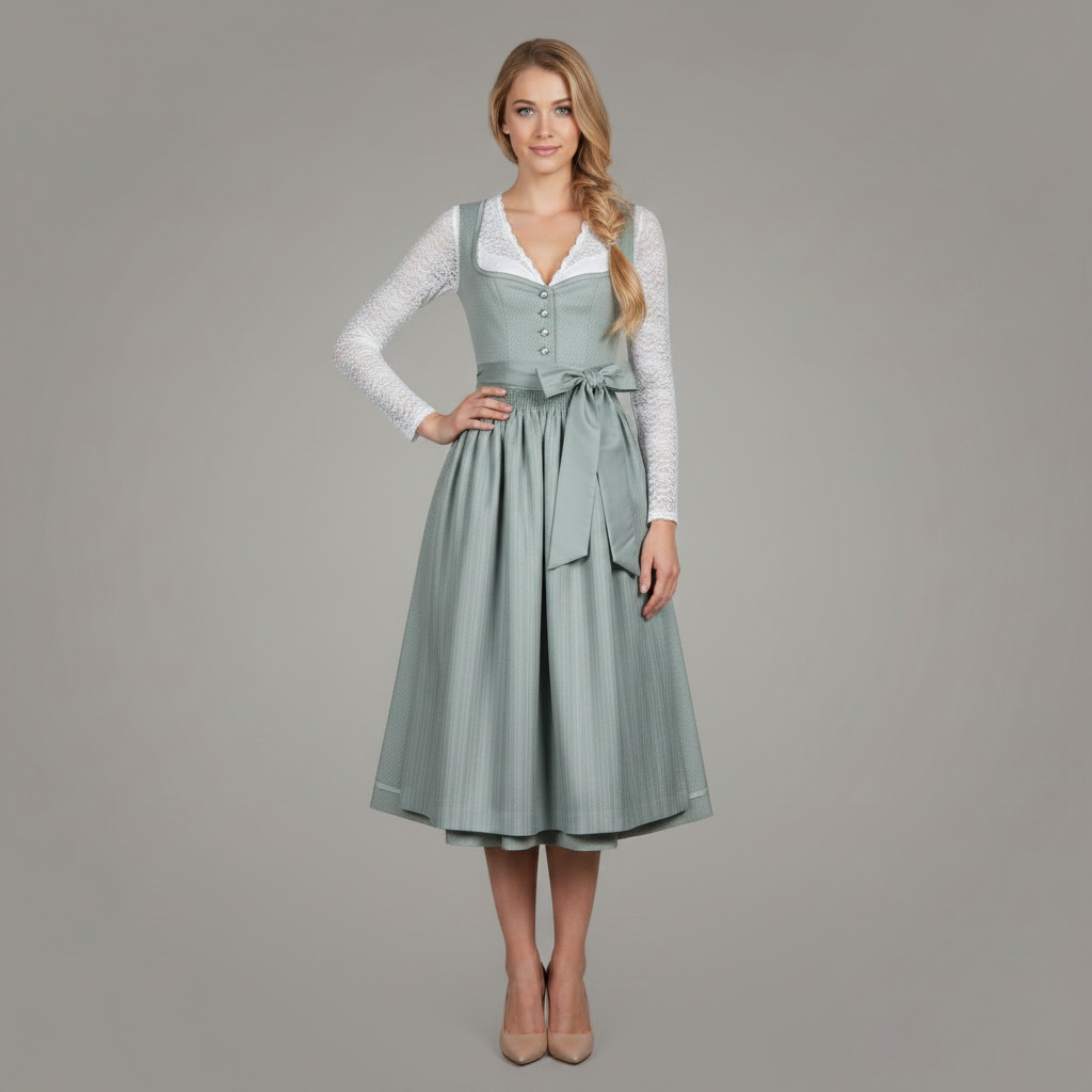 Elegant Dirndl Kjole | Oktoberfest Kostume til Kvinder