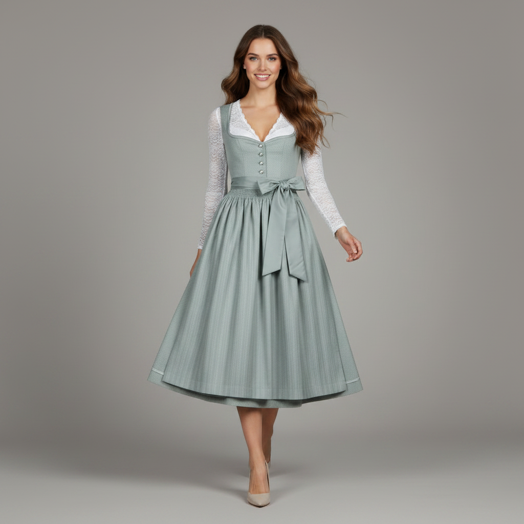 Elegant Dirndl Kjole | Oktoberfest Kostume til Kvinder