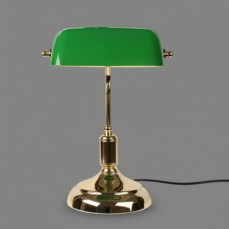 Elegant Glasbordlampe | Europæisk Stil Belysning