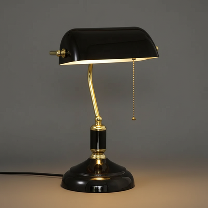 Elegant Glasbordlampe | Europæisk Stil Belysning