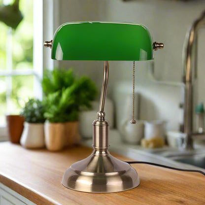 Elegant Glasbordlampe | Europæisk Stil Belysning 5