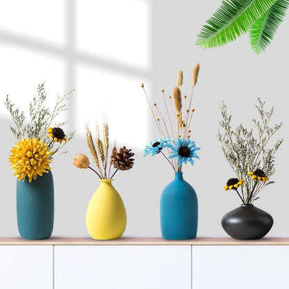 Farverig Keramisk Vase | Moderne Bordplade Dekoration 3