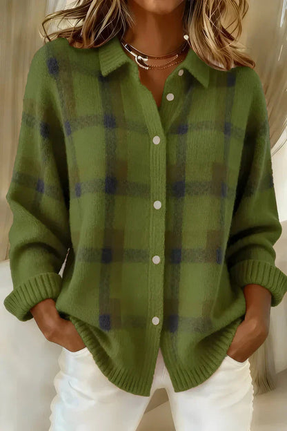 Ofelia | Women's Knit Longline Cardigan with Buttons for Fall Festival