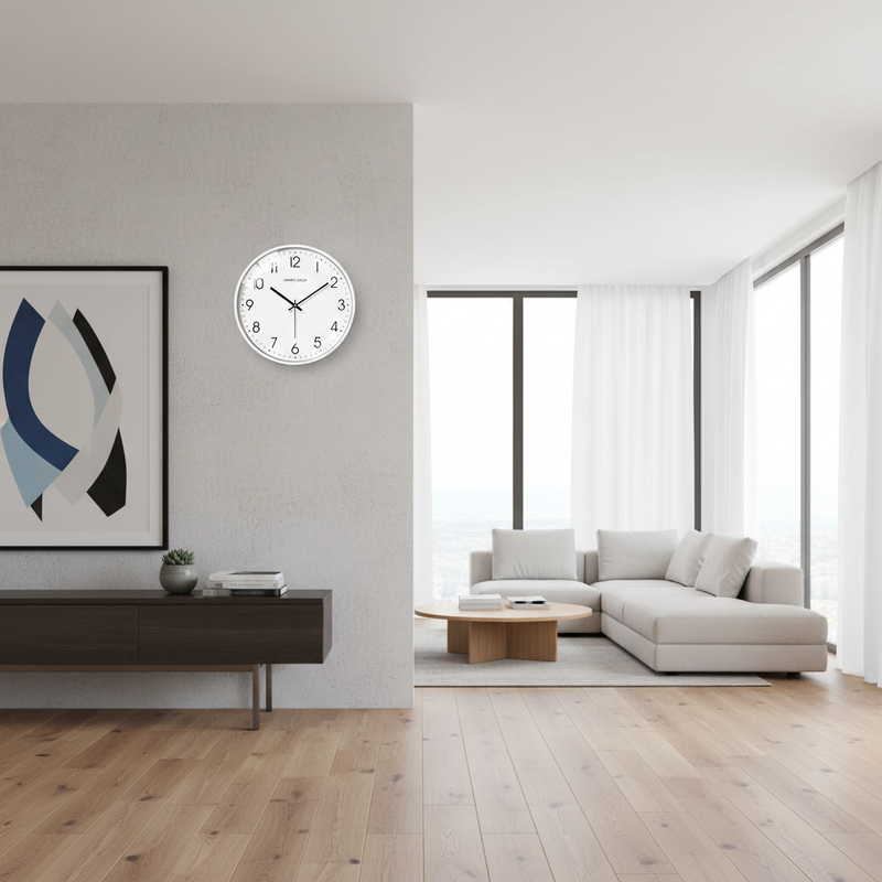 Moderne Runde Vægur | Stille Design
