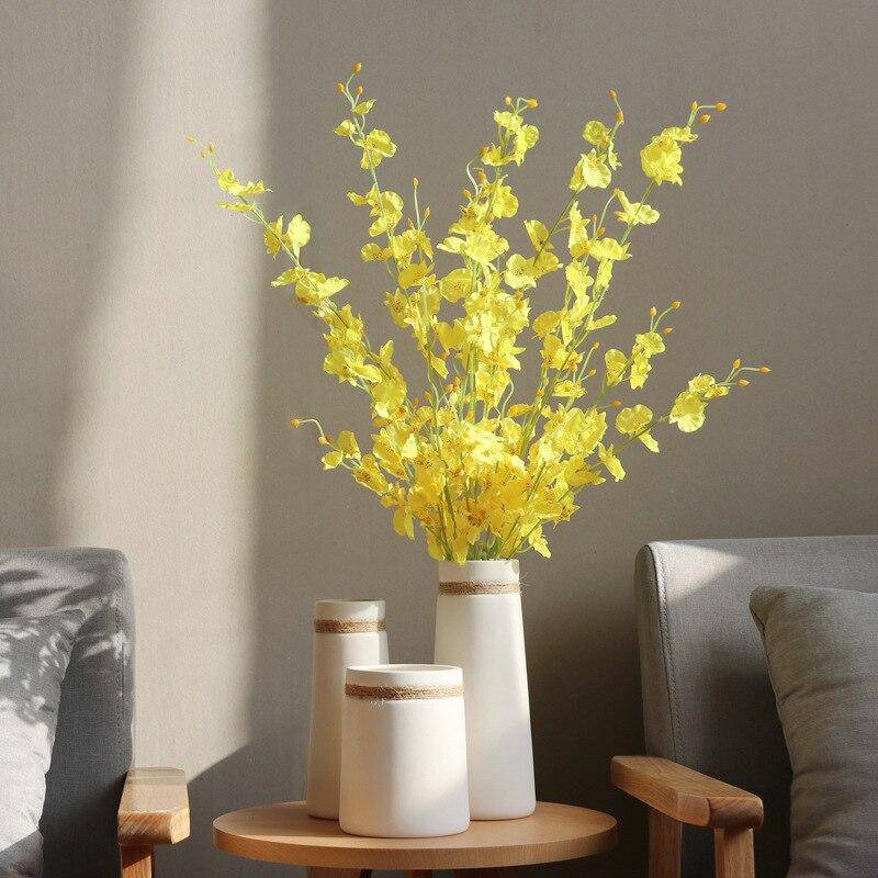 Moderne Hvid Keramisk Vase | Dekorativ Bordplade Vase 3