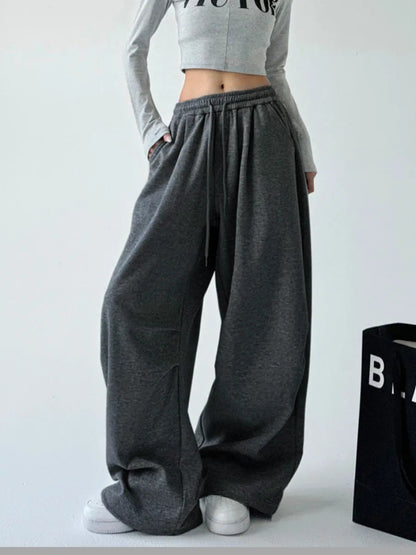 Nora | Women's Fleece Wide-Leg Sweatpants with Pockets for Yoga Class