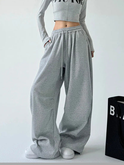 Nora | Women's Fleece Wide-Leg Sweatpants with Pockets for Yoga Class