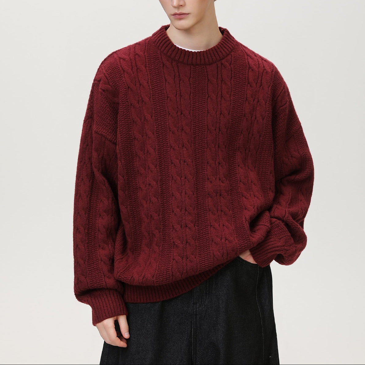 Arbury | Men's Fisherman Sweater Cable Knit Relaxed Fit