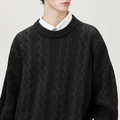 Arbury | Men's Fisherman Sweater Cable Knit Relaxed Fit