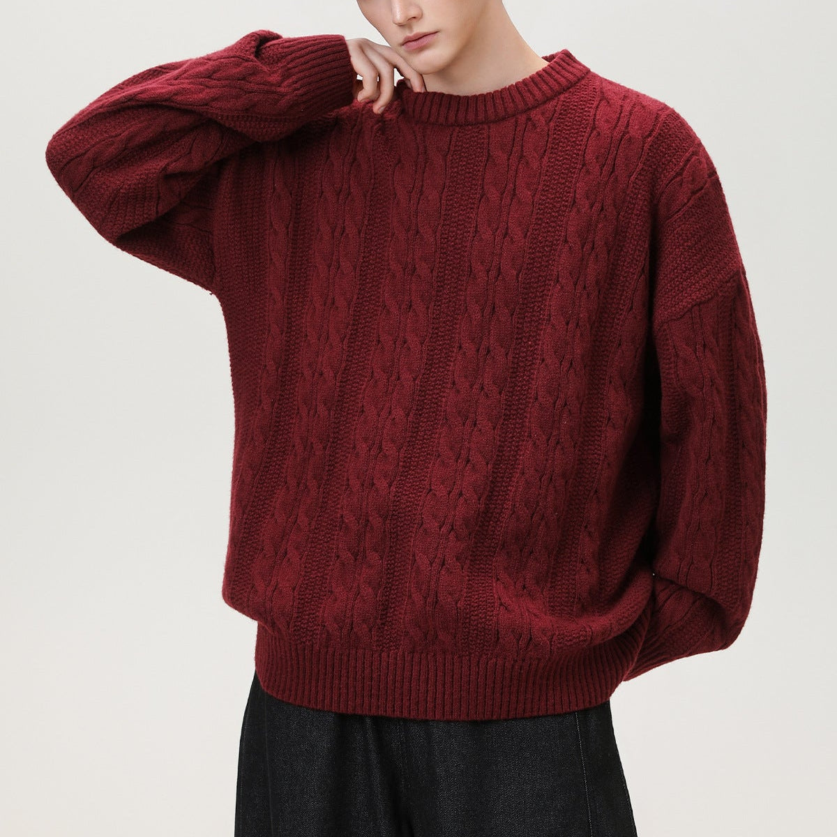 Arbury | Men's Fisherman Sweater Cable Knit Relaxed Fit
