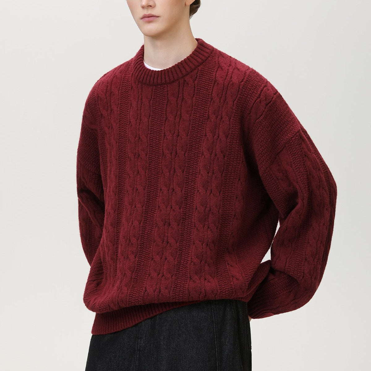 Arbury | Men's Fisherman Sweater Cable Knit Relaxed Fit