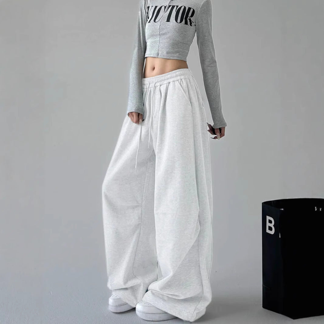 Nora | Women's Fleece Wide-Leg Sweatpants with Pockets for Yoga Class