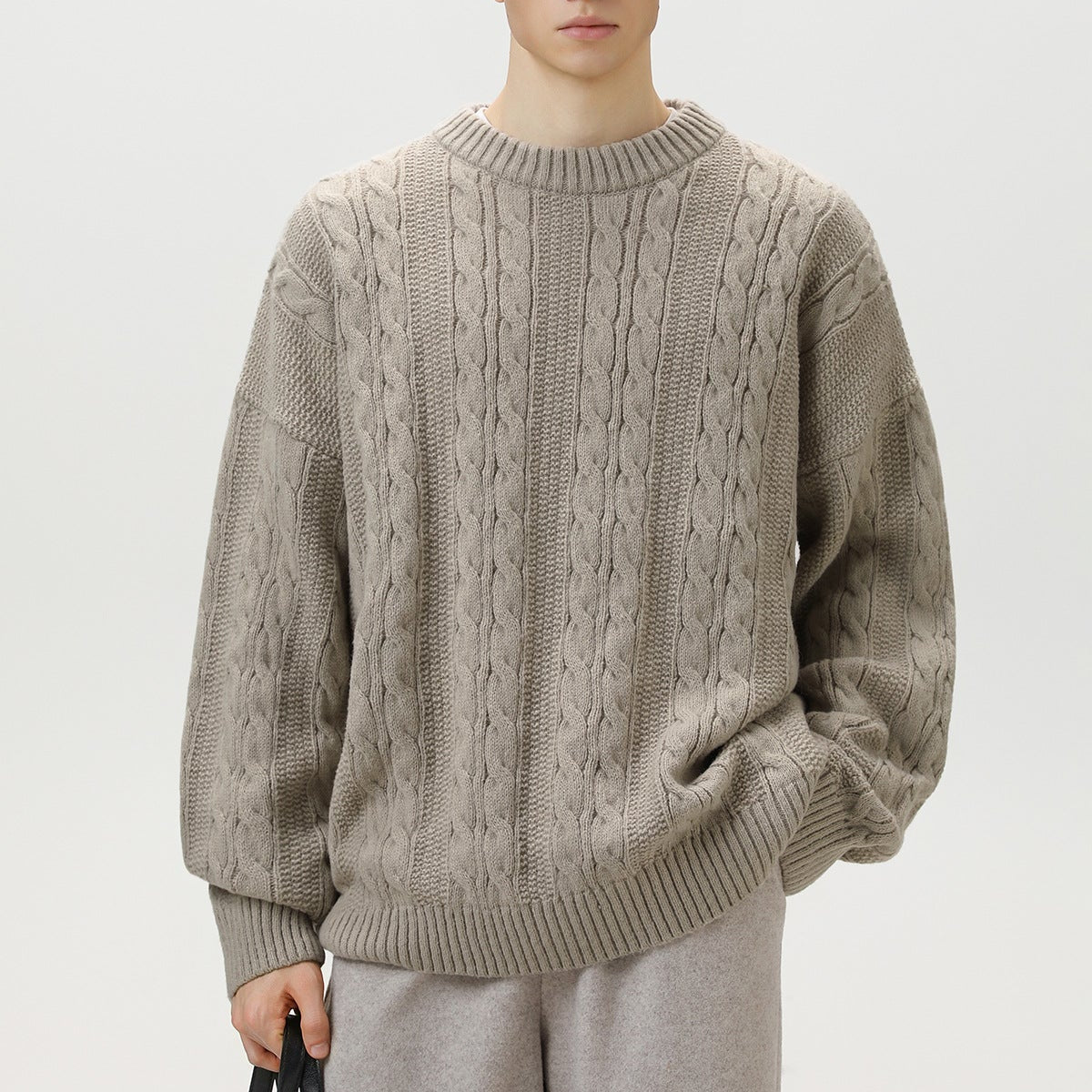 Arbury | Men's Fisherman Sweater Cable Knit Relaxed Fit