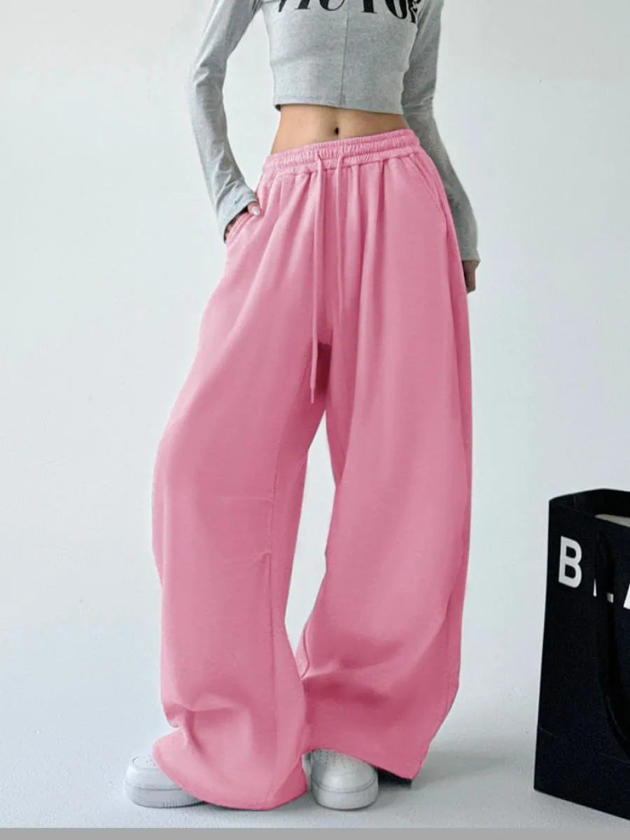 Nora | Women's Fleece Wide-Leg Sweatpants with Pockets for Yoga Class