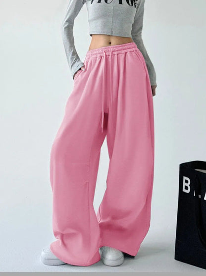 Nora | Women's Fleece Wide-Leg Sweatpants with Pockets for Yoga Class