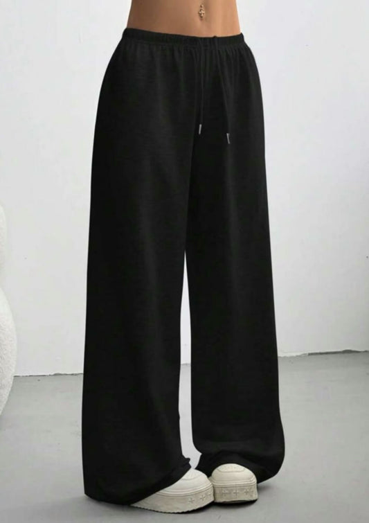 Ava | Women's Fleece Wide-Leg Sweatpants with Elastic Waist for Pilates