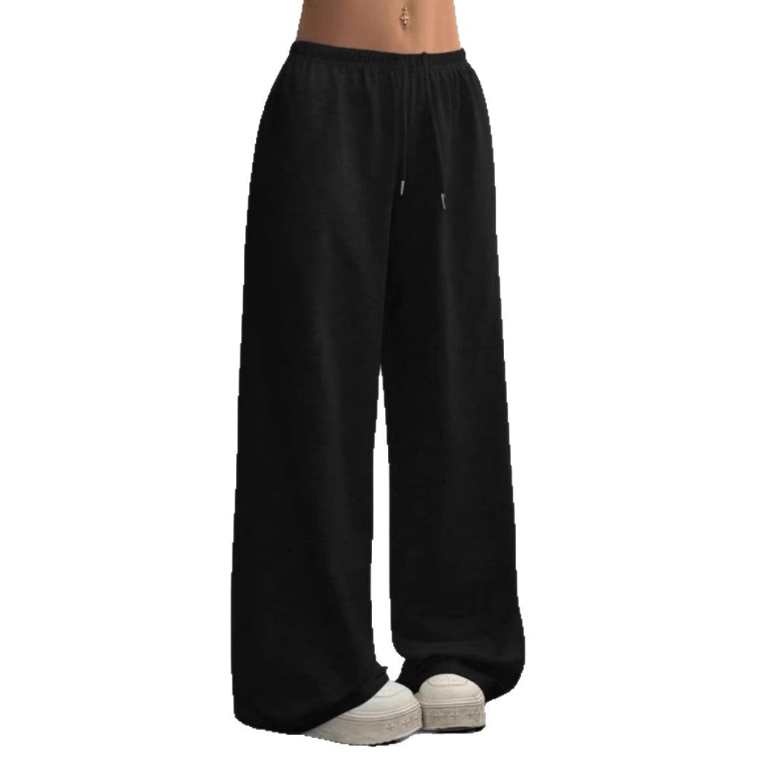 Ava | Women's Fleece Wide-Leg Sweatpants with Elastic Waist for Pilates