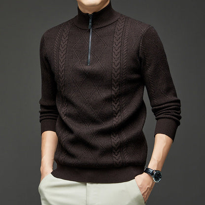 Yorkshire | Men's Fisherman Sweater Wool Quarter-Zip