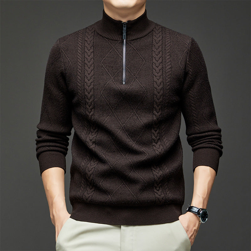 Yorkshire | Men's Fisherman Sweater Wool Quarter-Zip