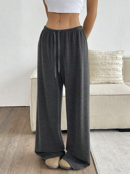Ava | Women's Fleece Wide-Leg Sweatpants with Elastic Waist for Pilates