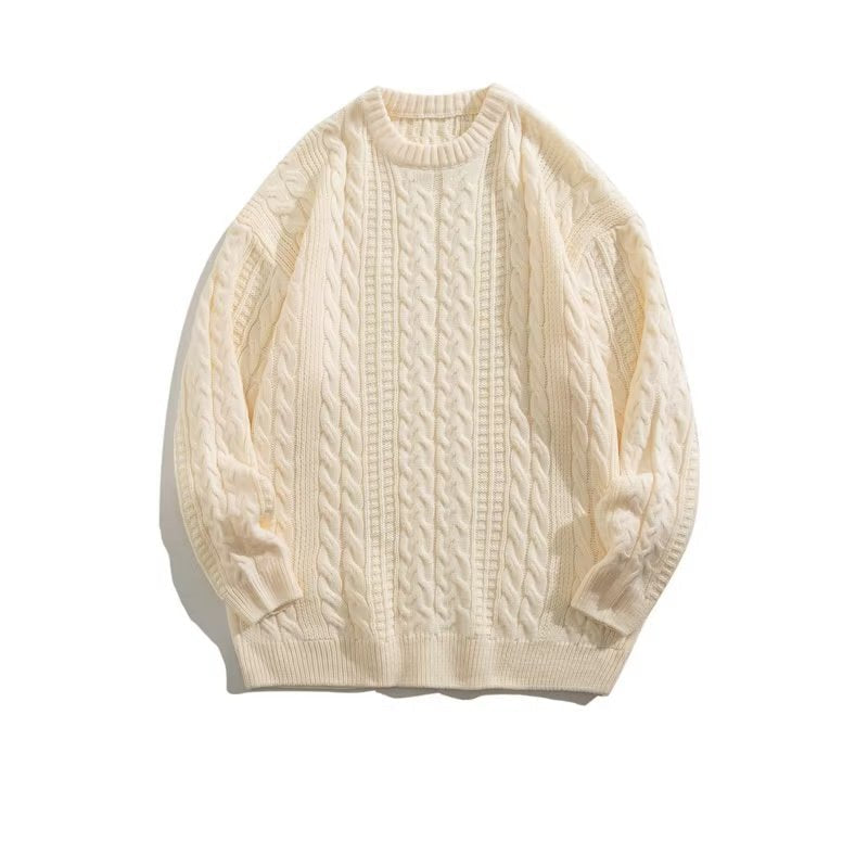Chester | Men's Fisherman Sweater Cable Knit Crew Neck