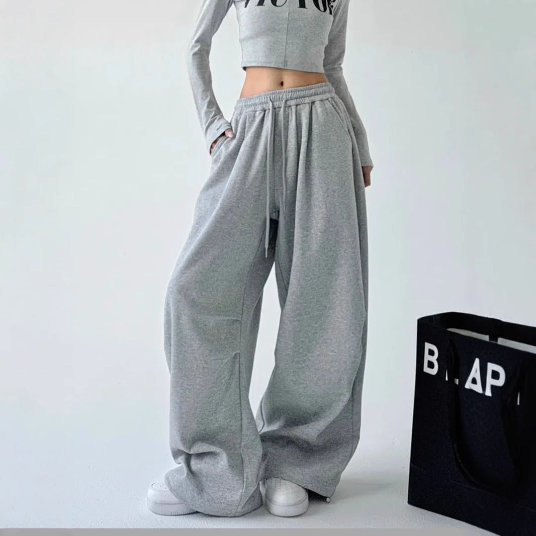 Nora | Women's Fleece Wide-Leg Sweatpants with Pockets for Yoga Class