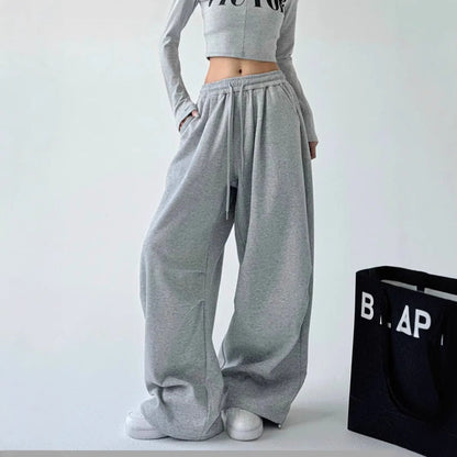 Nora | Women's Fleece Wide-Leg Sweatpants with Pockets for Yoga Class
