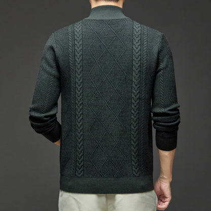 Yorkshire | Men's Fisherman Sweater Wool Quarter-Zip