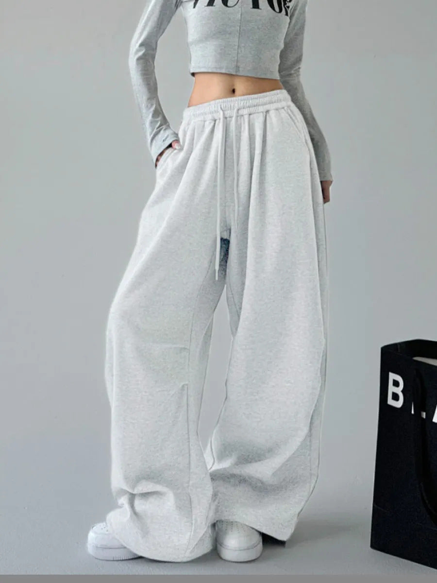 Nora | Women's Fleece Wide-Leg Sweatpants with Pockets for Yoga Class