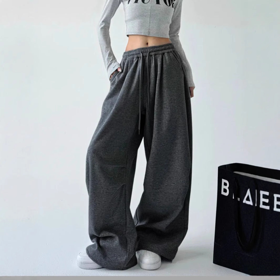 Nora | Women's Fleece Wide-Leg Sweatpants with Pockets for Yoga Class
