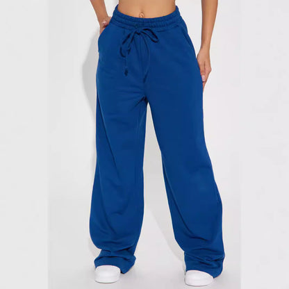 Mia | Women's Fleece Wide-Leg Sweatpants for Work from Home