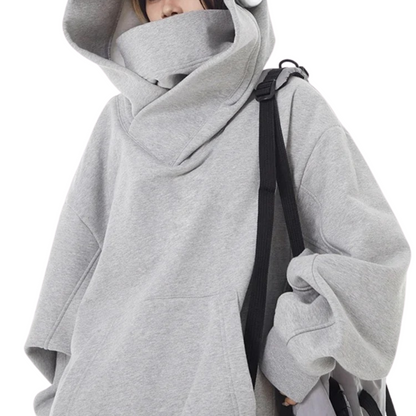 Thea | Women's Fleece Turtleneck Oversized Sweatshirt for Bonfire Night